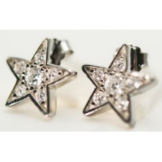  Silver  Stargazer Earring